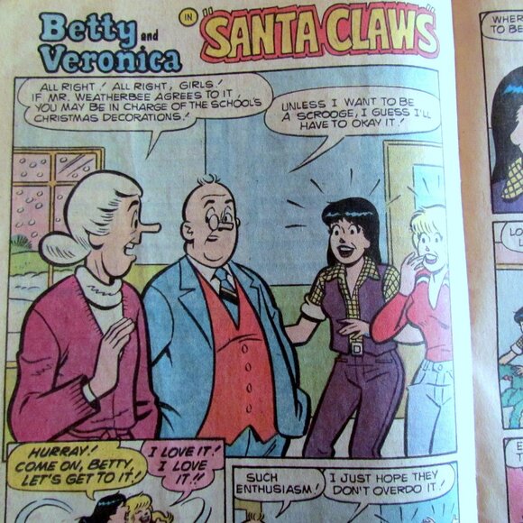 BETTY & VERONICA COMIC 1978 CHRISTMAS SPECTACULAR, ARCHIE COMICS NO. 477 VINTAGE - Picture 6 of 7